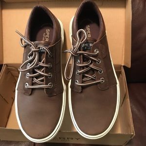 Boys brown Sperry shoes